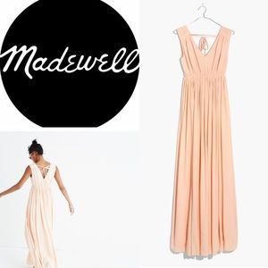 Madewell Magnolia Tie Back Maxi Dress